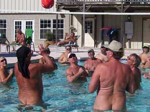 Enjoy a variety of activities at Natures Resort Nudist Club of Texas